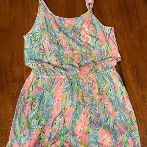 Girls Size 8-10 Lilly Pulitzer Sundress in Print: Unicorn of the Sea